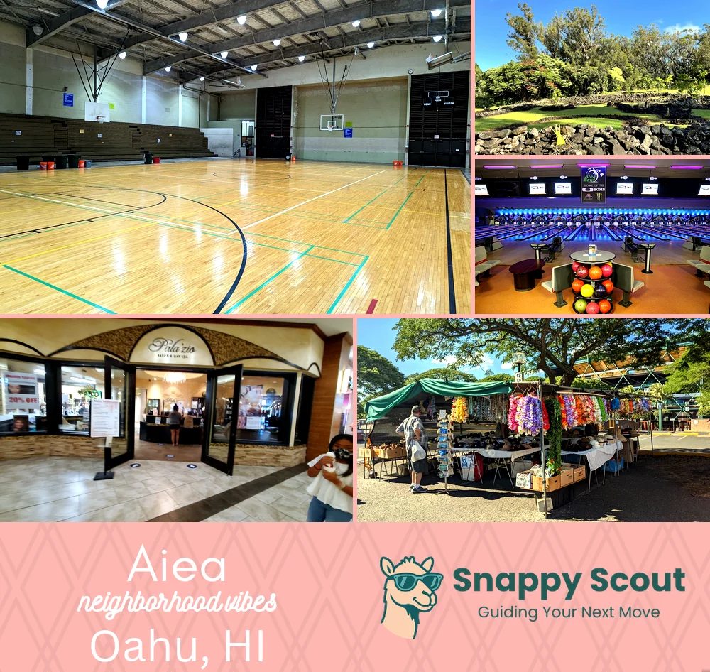 Aiea neighborhood photo collage