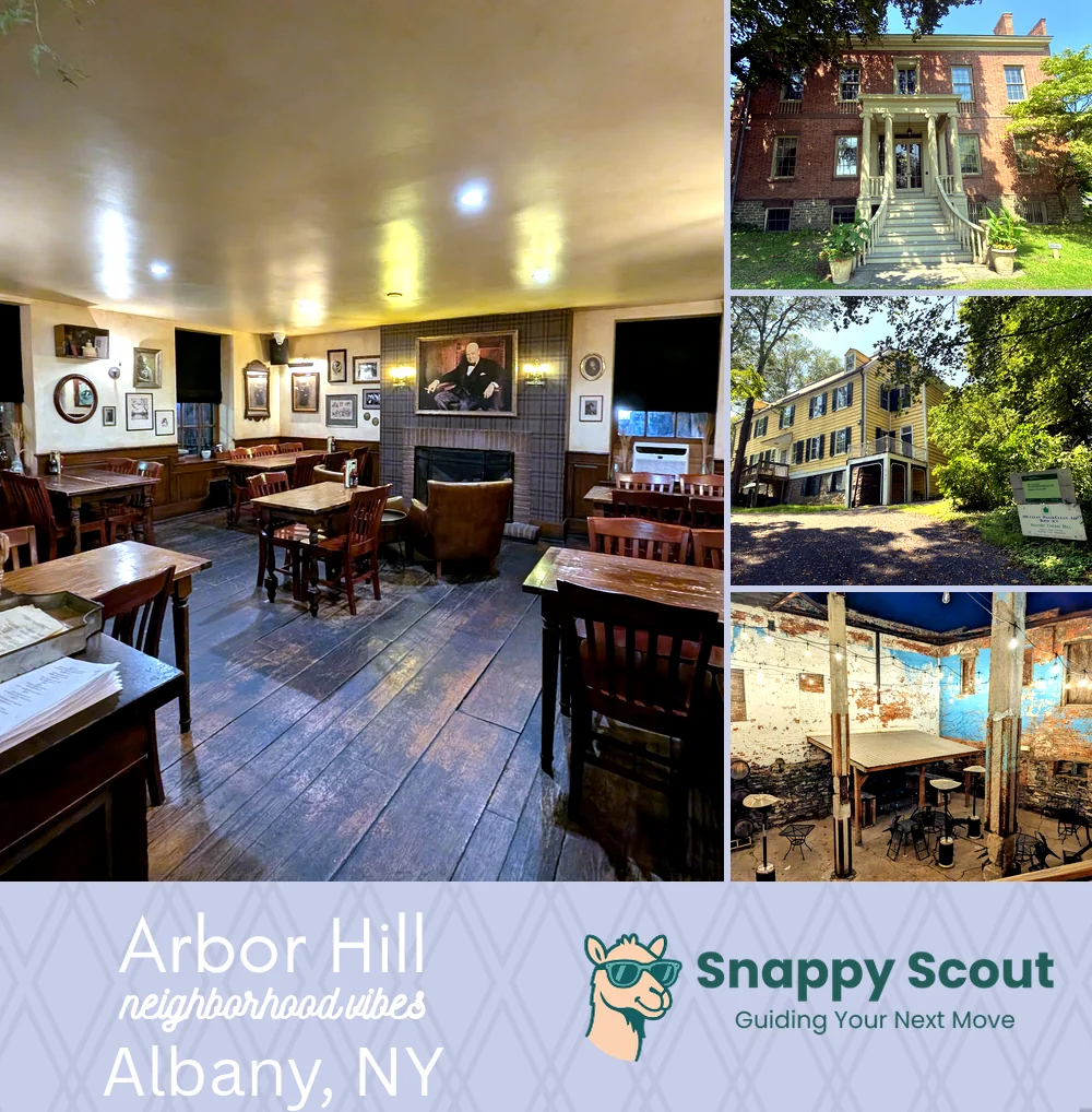 Arbor Hill neighborhood photo collage