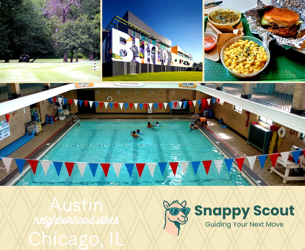 Austin neighborhood photo collage