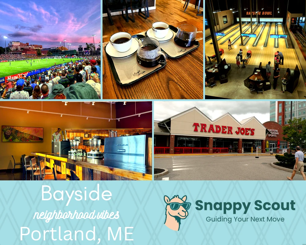 Bayside neighborhood photo collage