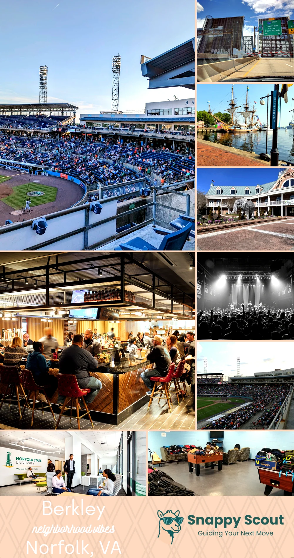 Berkley neighborhood photo collage