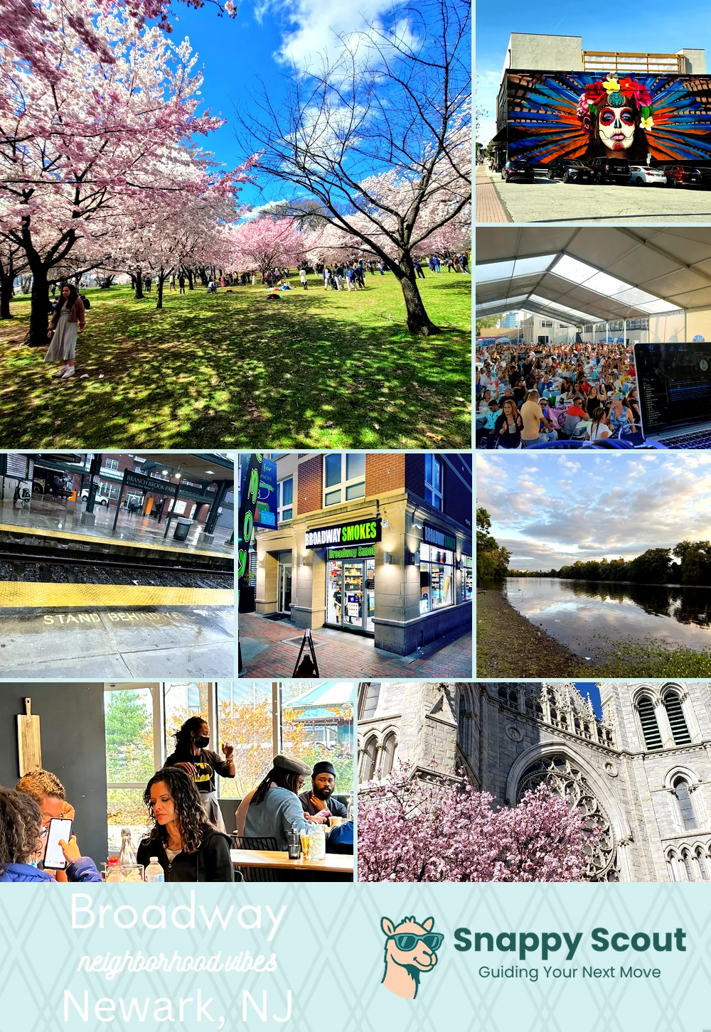 Broadway neighborhood photo collage