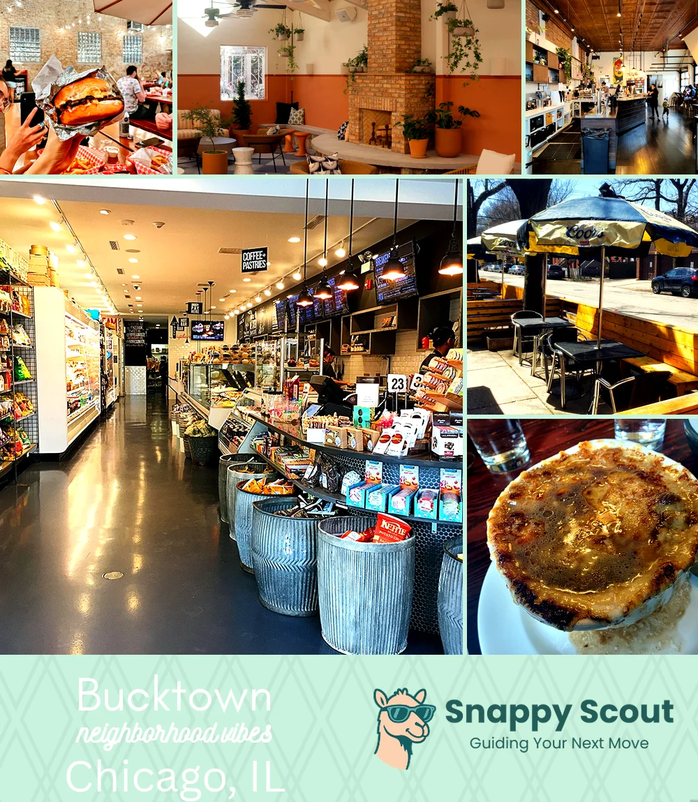 Bucktown neighborhood photo collage