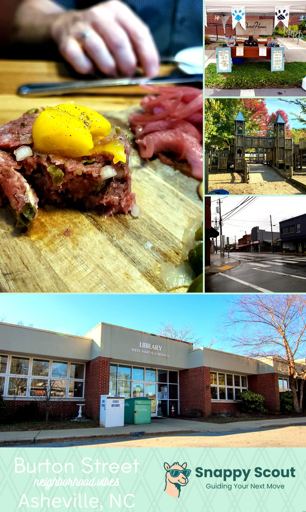 Burton Street neighborhood photo collage