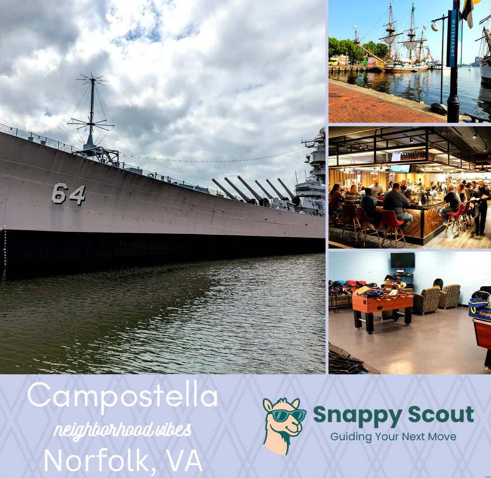 Campostella neighborhood photo collage