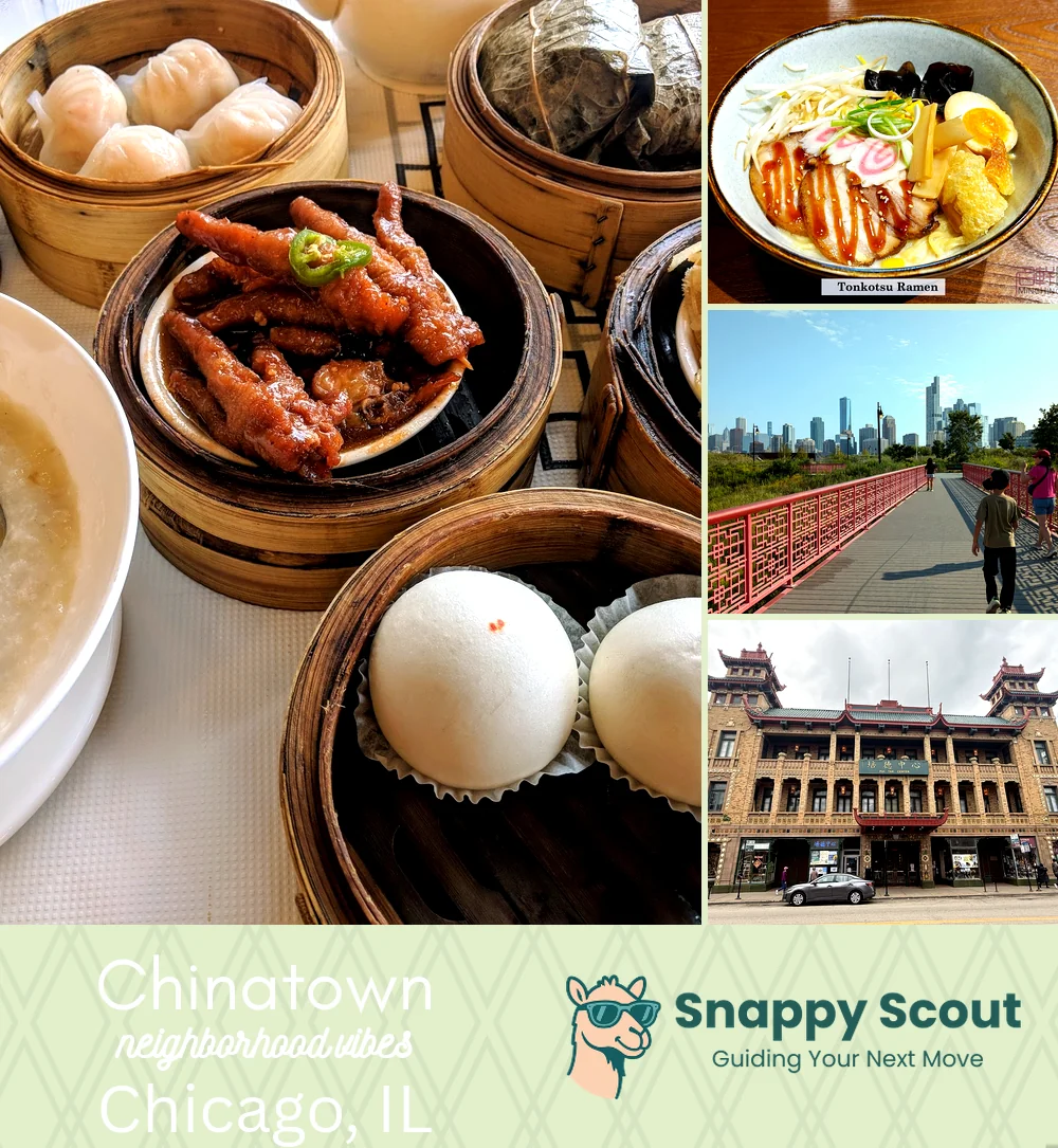 Chinatown neighborhood photo collage