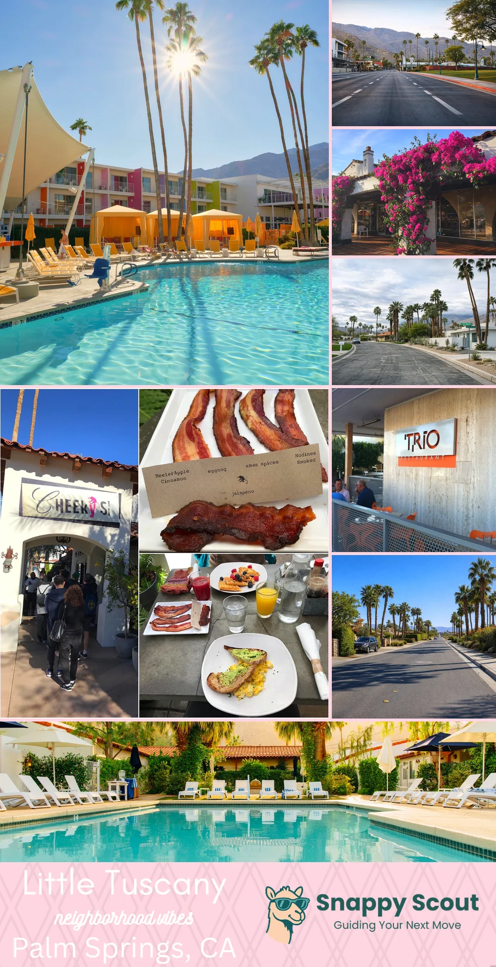 Little Tuscany neighborhood photo collage