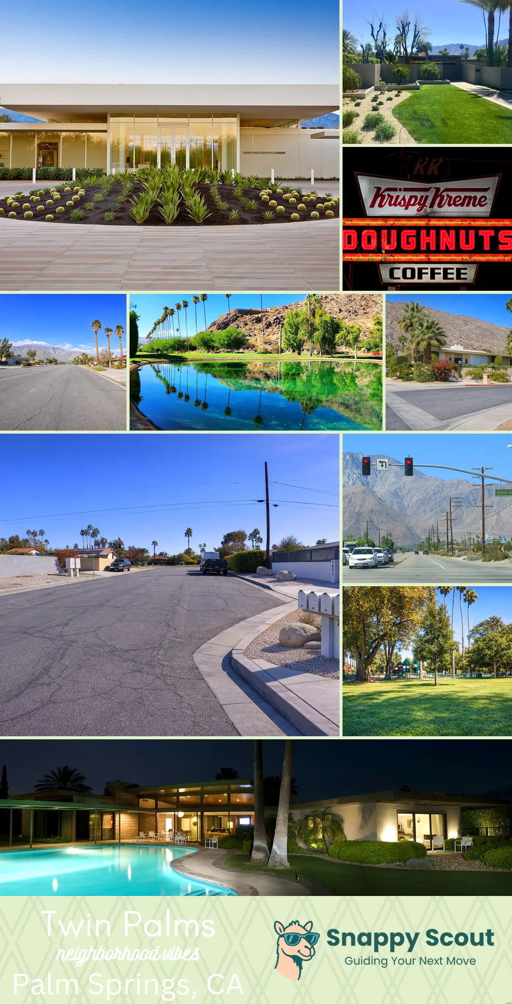 Twin Palms neighborhood photo collage