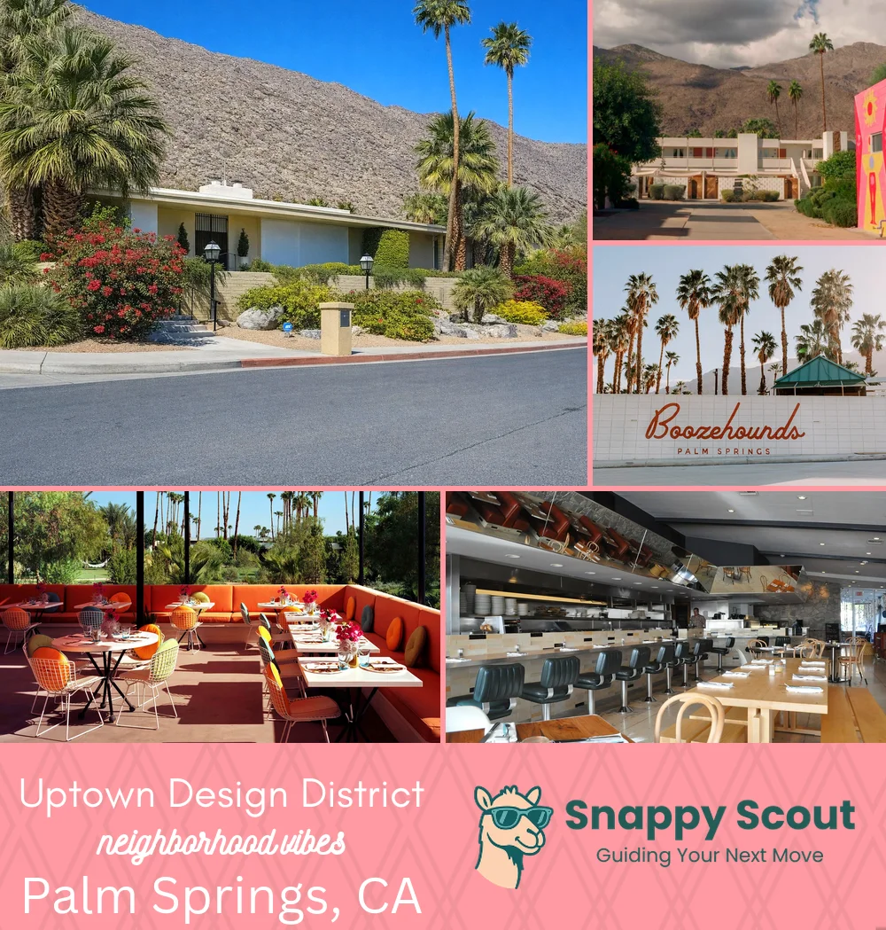 Uptown Design District neighborhood photo collage