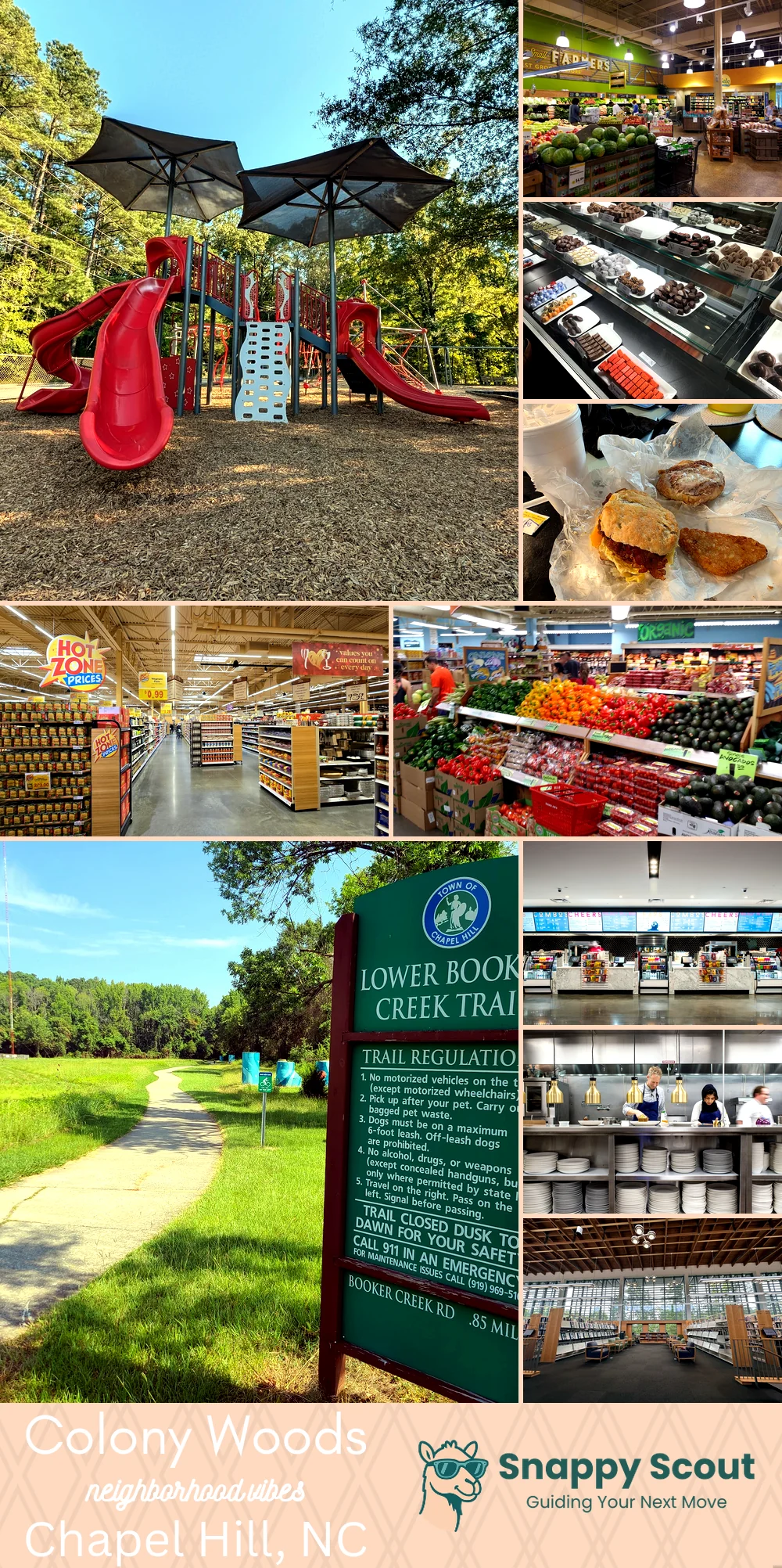 Colony Woods neighborhood photo collage