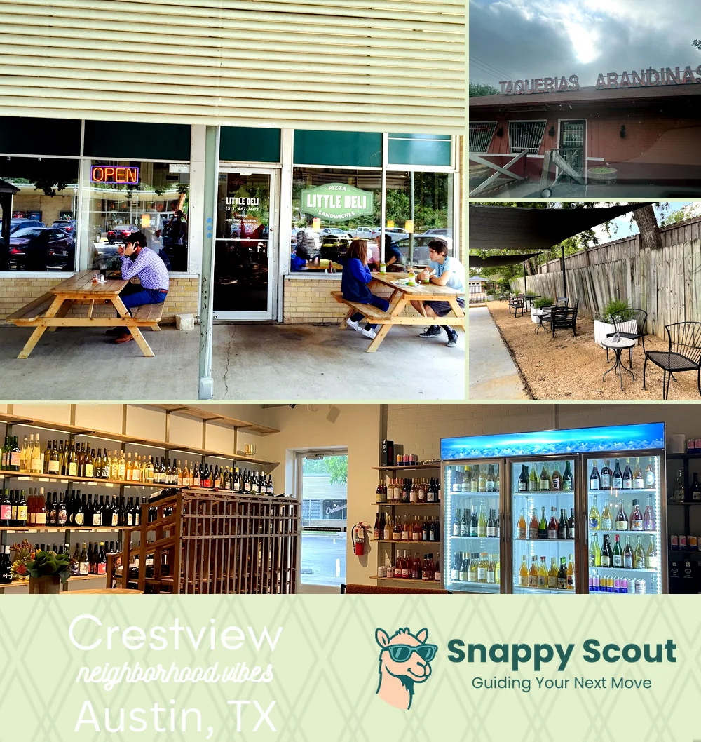 Crestview neighborhood photo collage