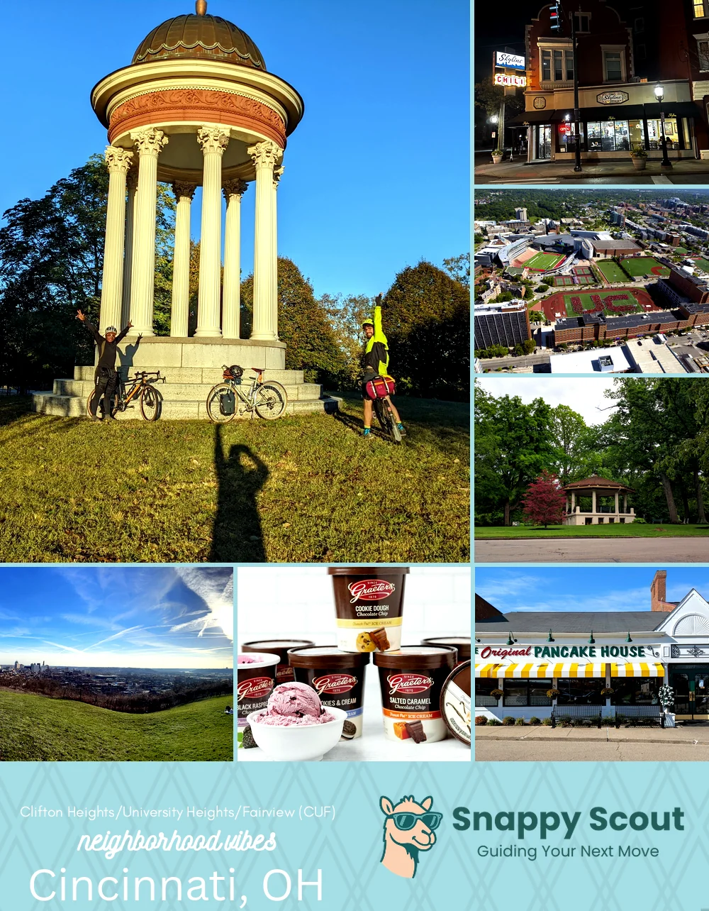 Clifton Heights/University Heights/Fairview (CUF) neighborhood photo collage