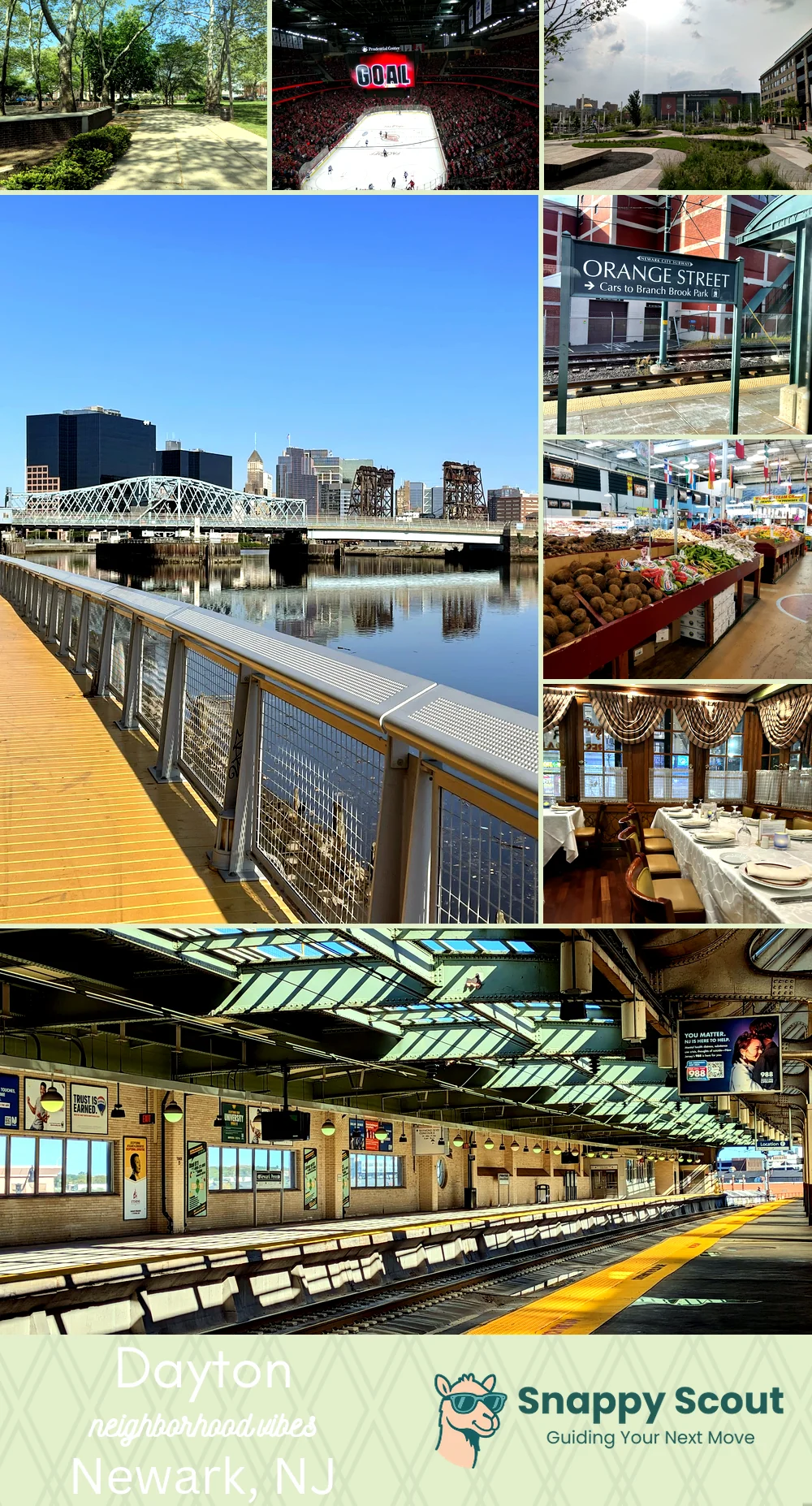 Dayton neighborhood photo collage