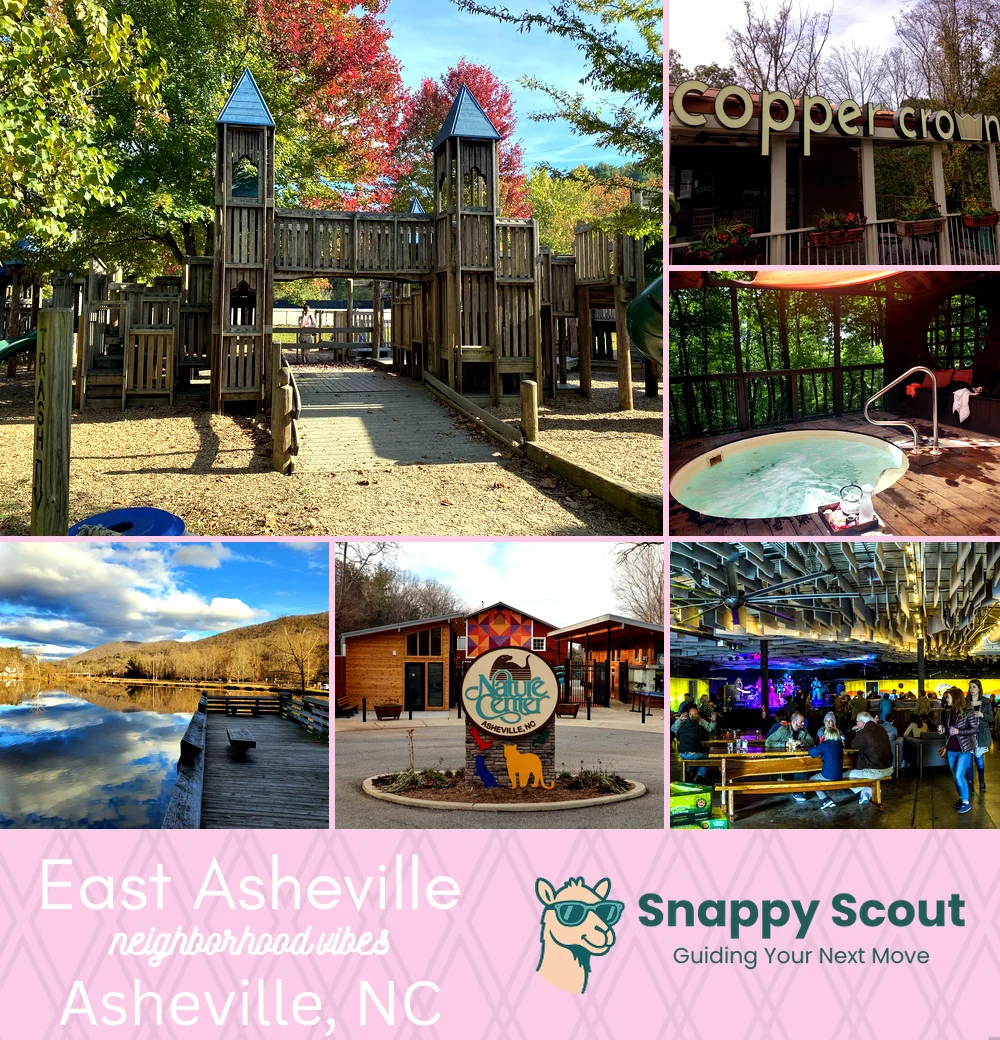 East Asheville neighborhood photo collage