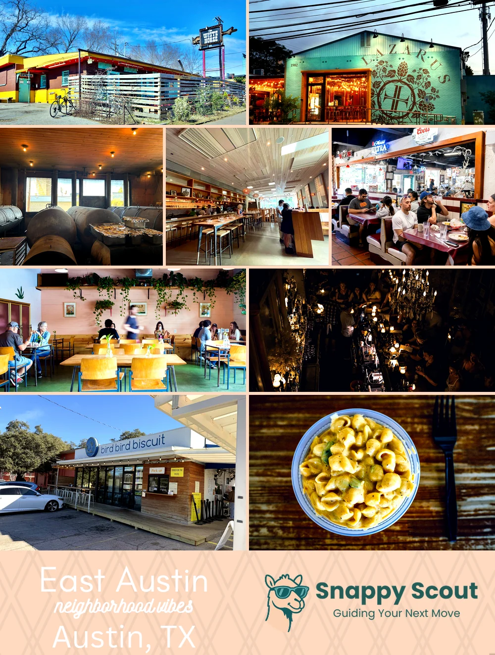 East Austin neighborhood photo collage