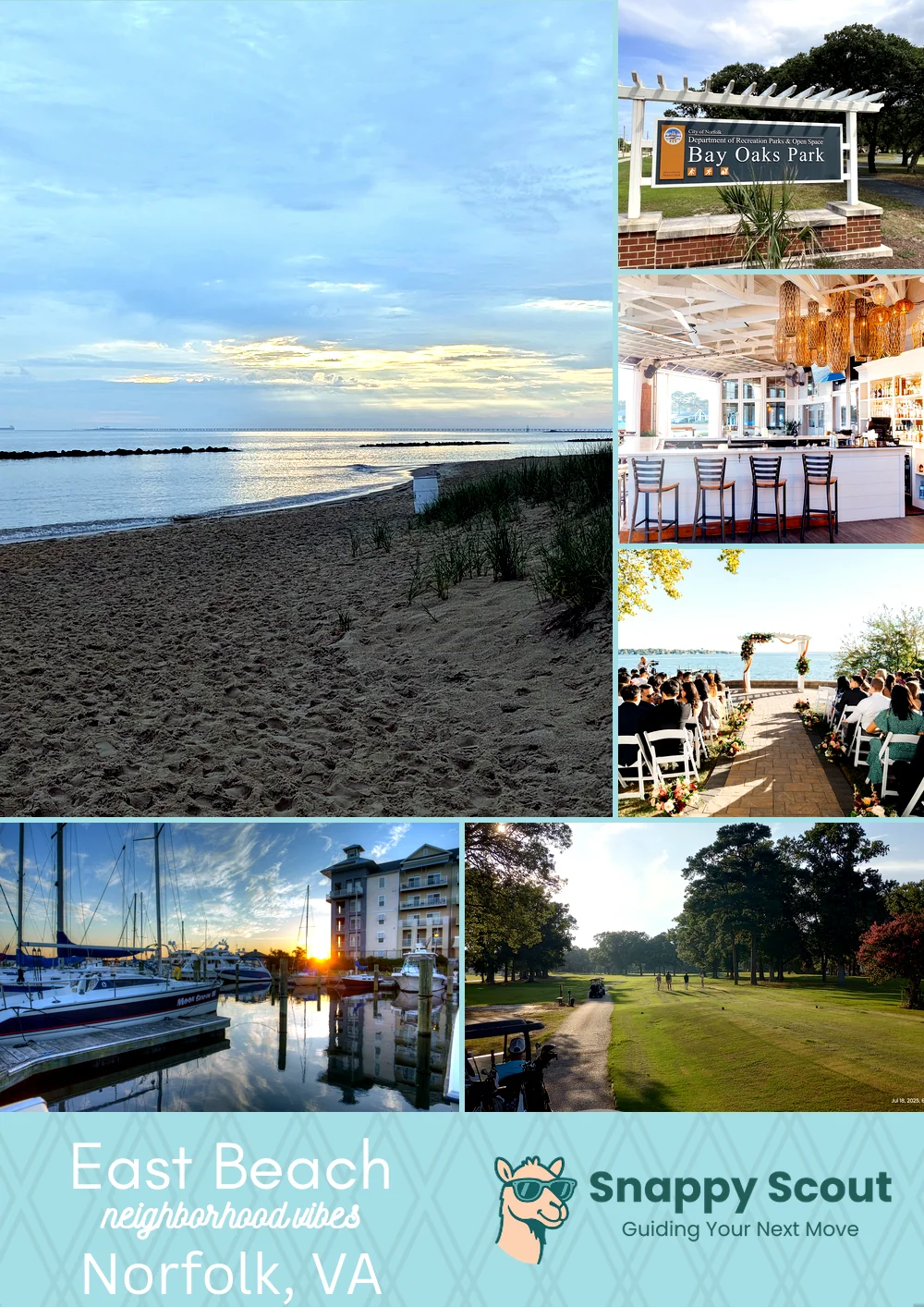 East Beach neighborhood photo collage