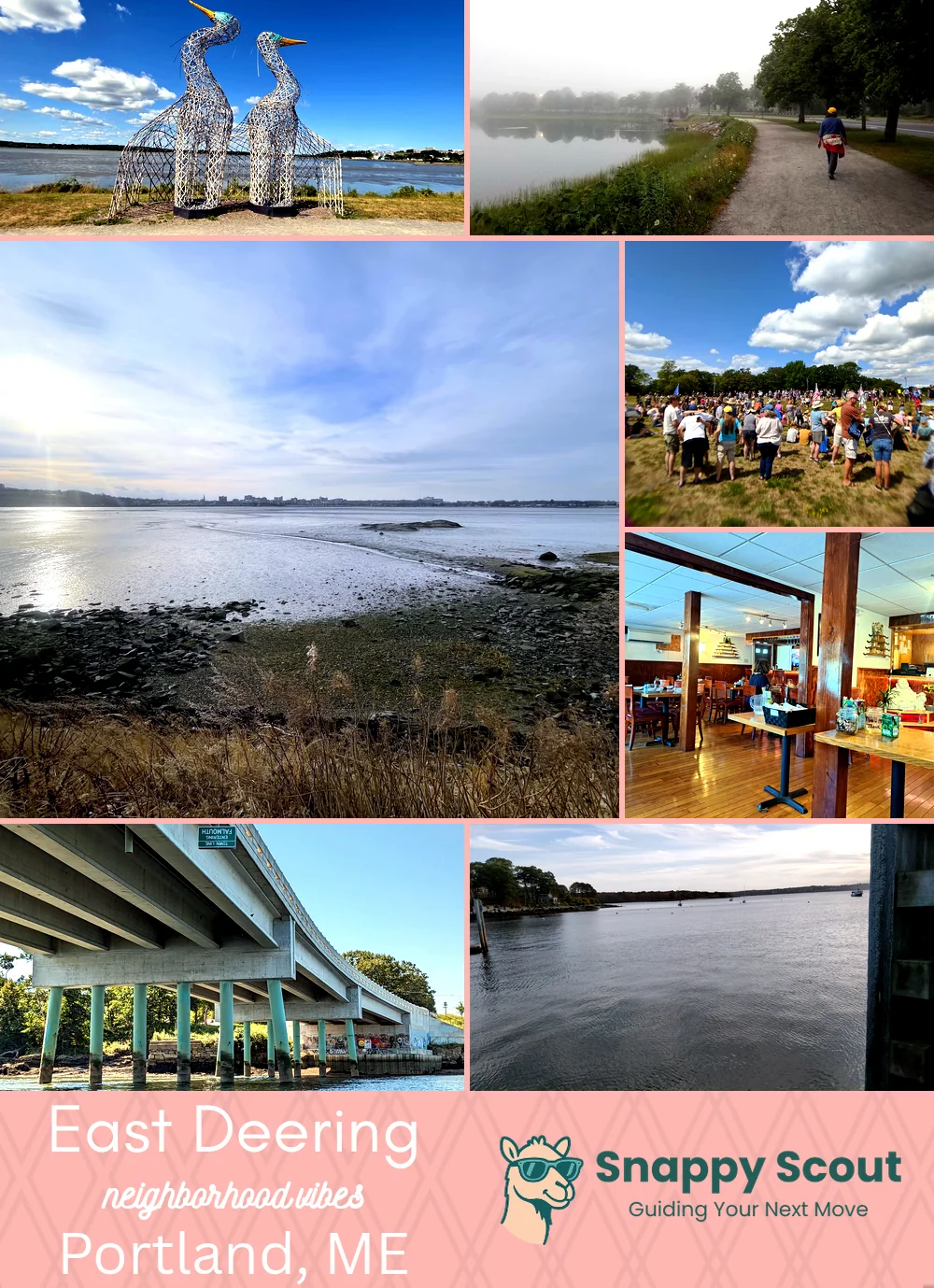 East Deering neighborhood photo collage