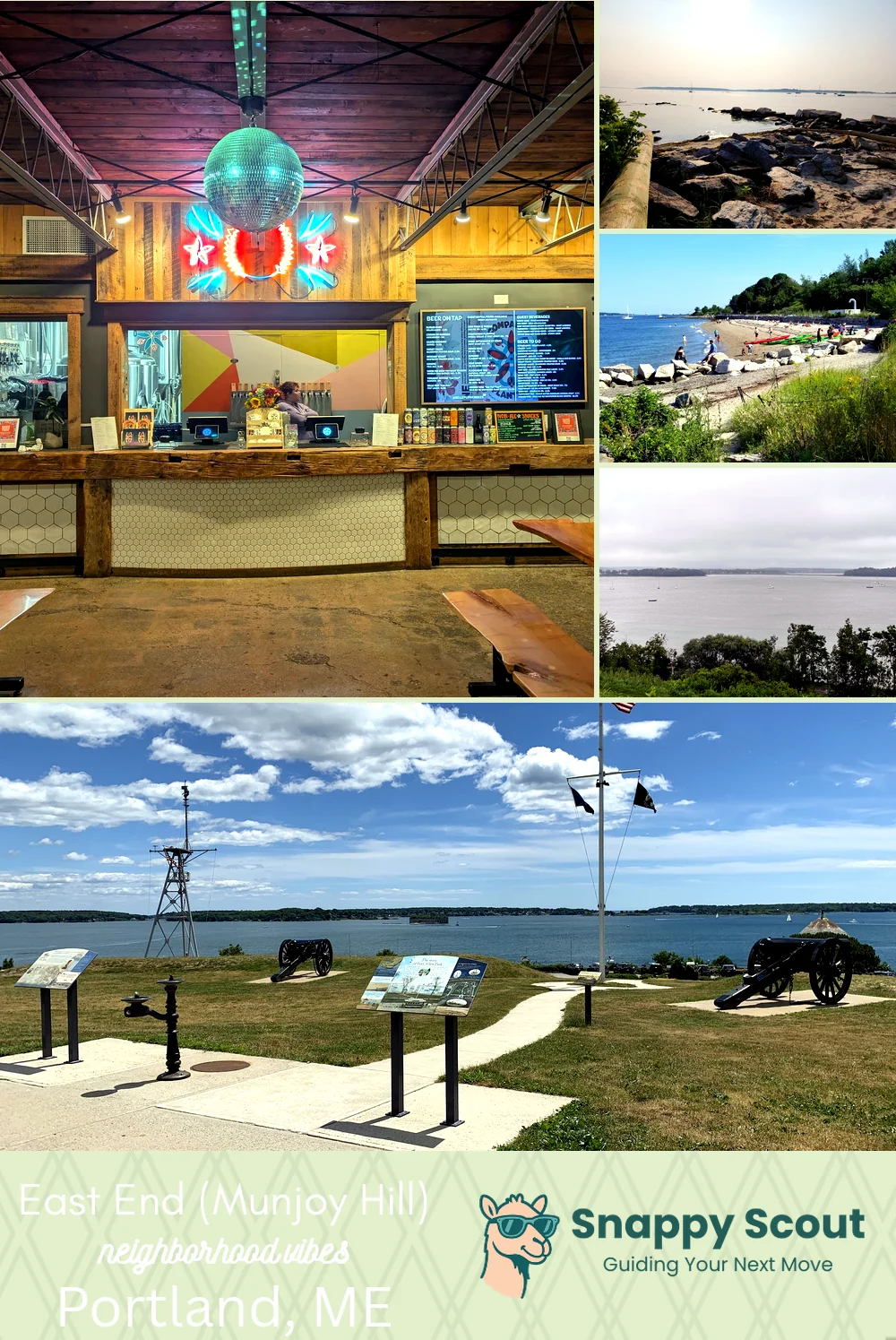 East End (Munjoy Hill) neighborhood photo collage