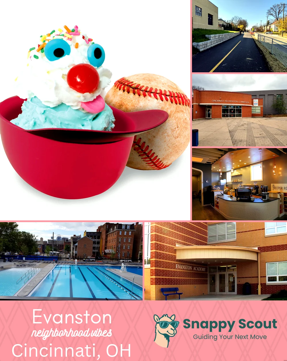 Evanston neighborhood photo collage