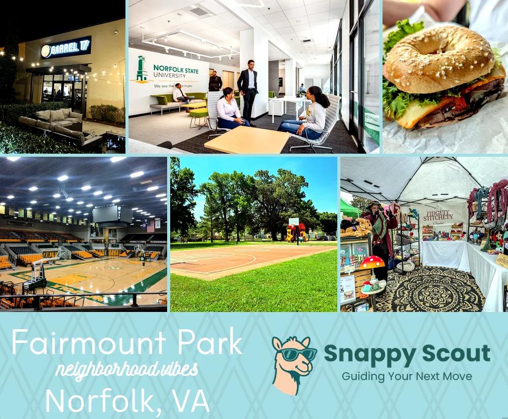 Fairmount Park neighborhood photo collage