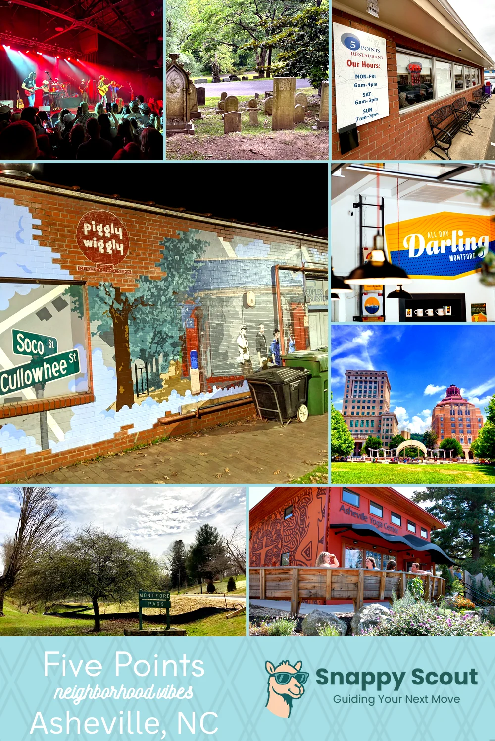 Five Points neighborhood photo collage