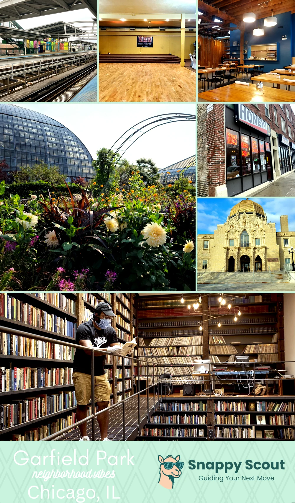 Garfield Park neighborhood photo collage