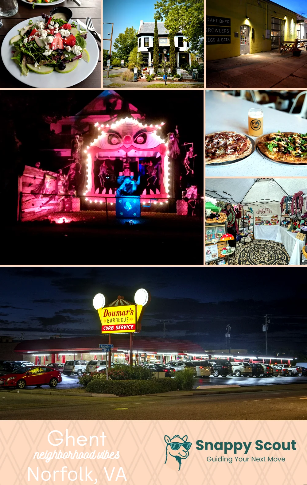 Ghent neighborhood photo collage