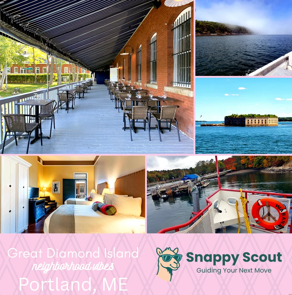 Great Diamond Island neighborhood photo collage