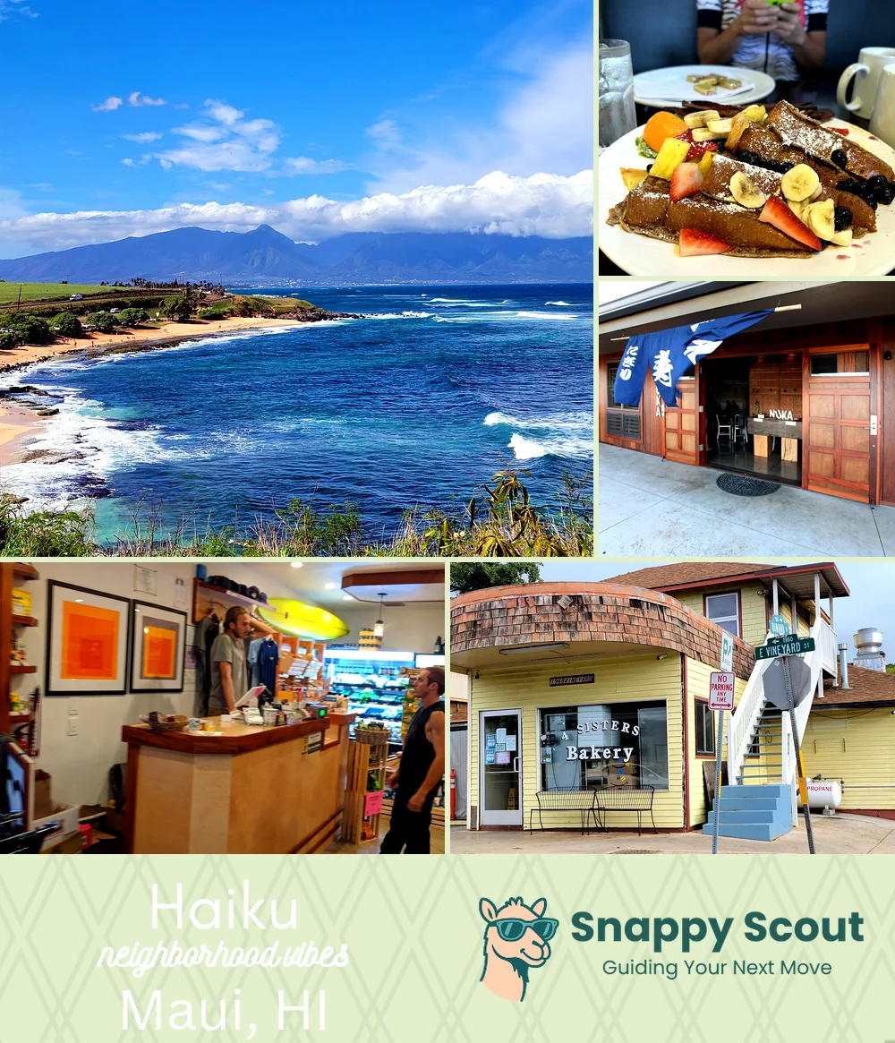 Haiku neighborhood photo collage