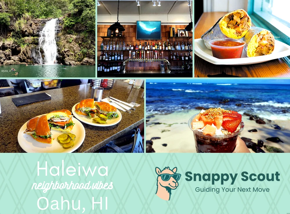 Haleiwa neighborhood photo collage