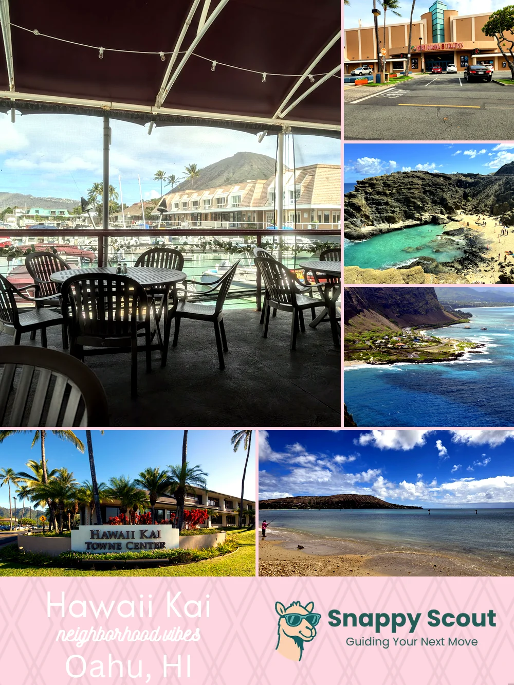 Hawaii Kai neighborhood photo collage