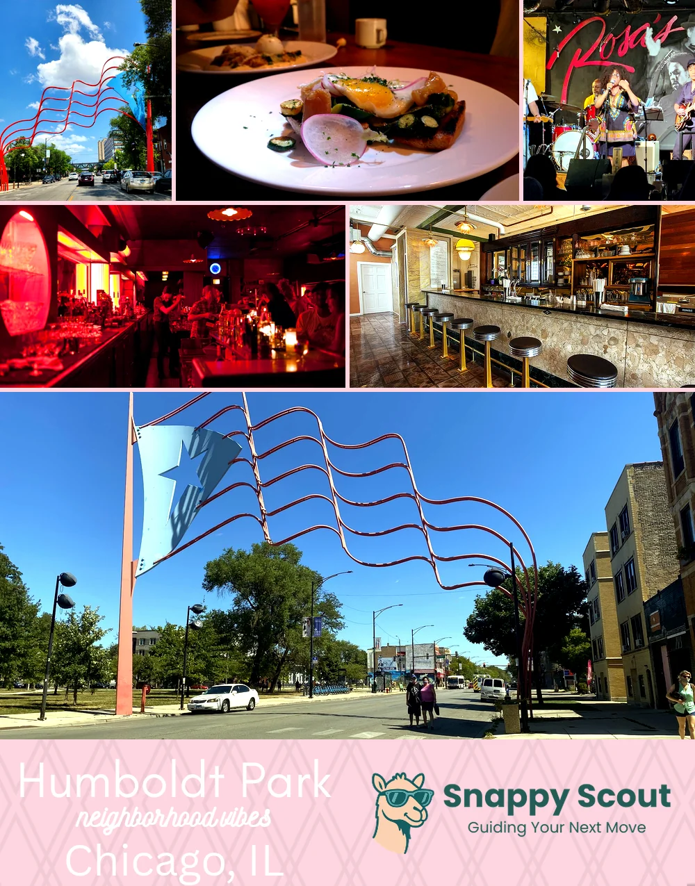 Humboldt Park neighborhood photo collage