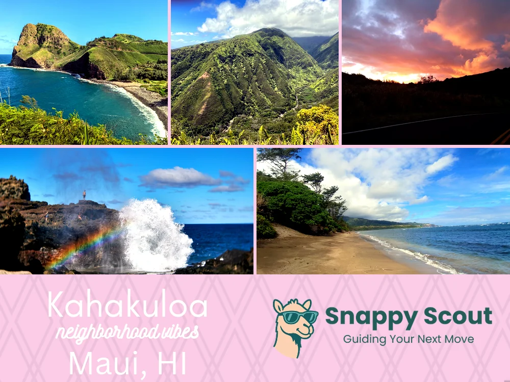 Kahakuloa neighborhood photo collage