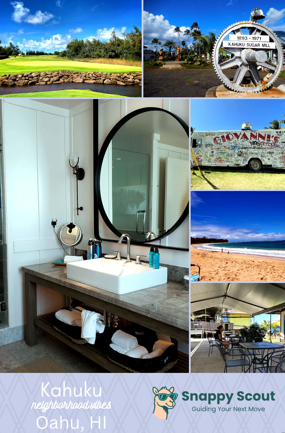 Kahuku neighborhood photo collage