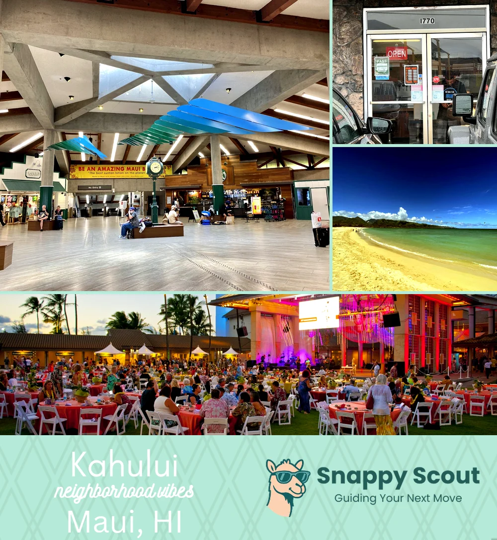 Kahului neighborhood photo collage