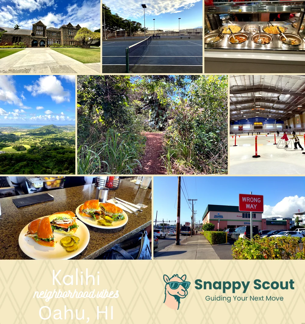 Kalihi neighborhood photo collage