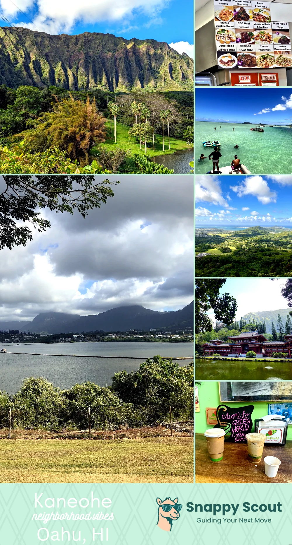 Kaneohe neighborhood photo collage