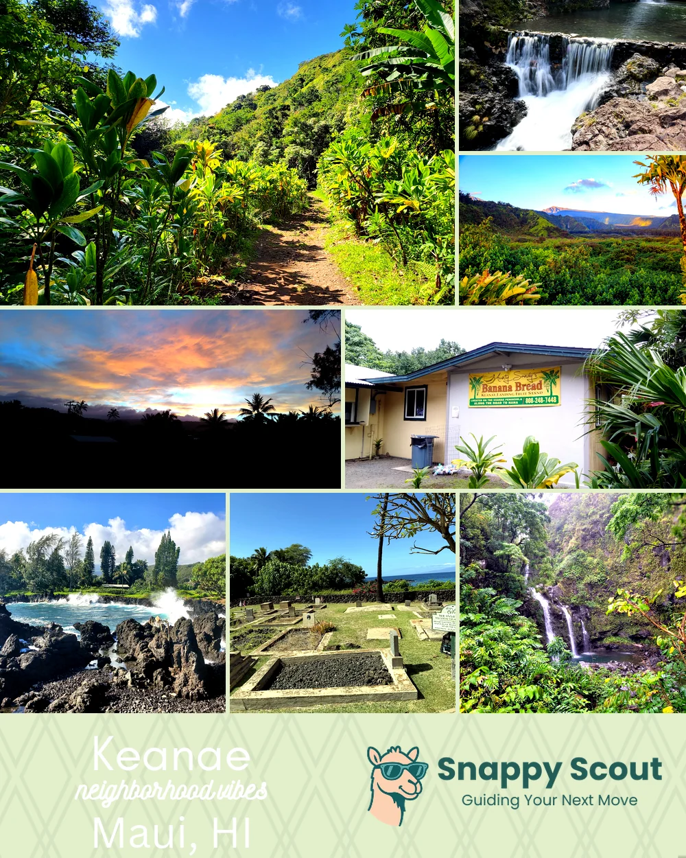 Keanae neighborhood photo collage