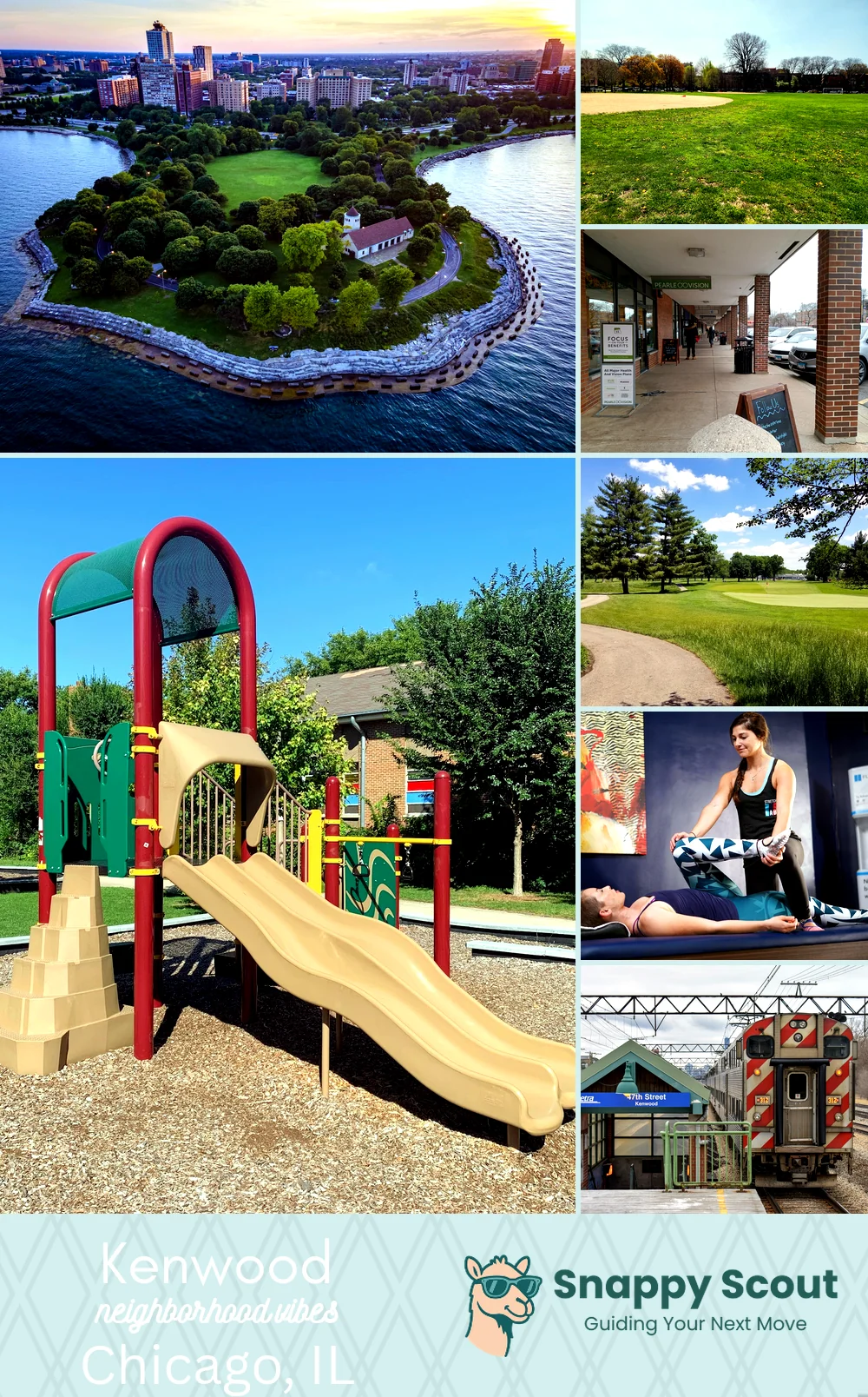 Kenwood neighborhood photo collage