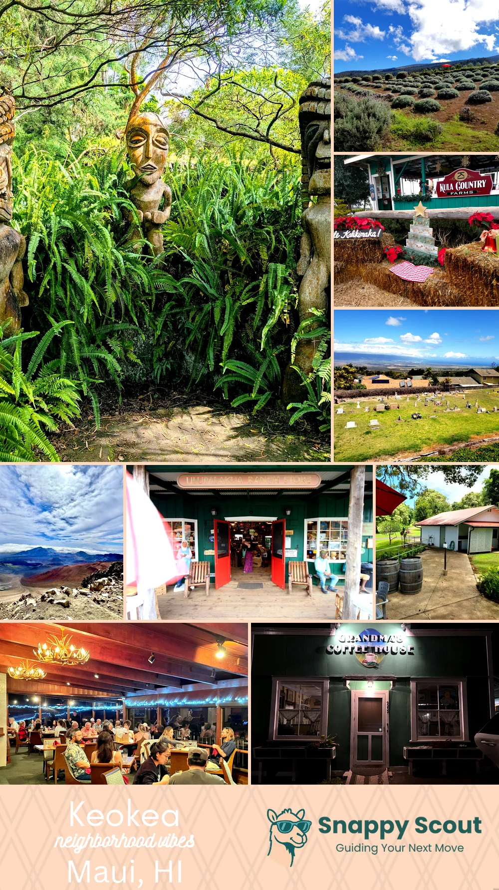 Keokea neighborhood photo collage