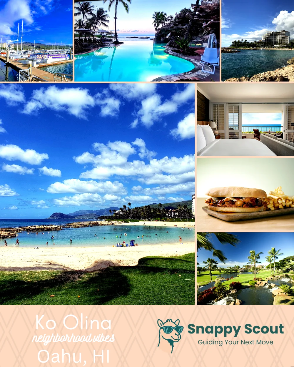 Ko Olina neighborhood photo collage