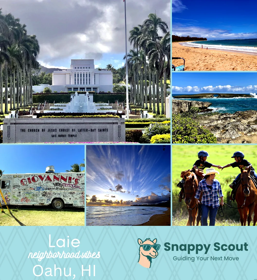 Laie neighborhood photo collage