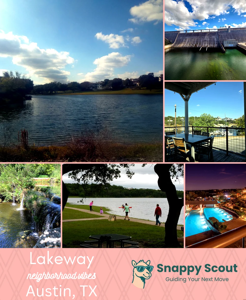 Lakeway neighborhood photo collage