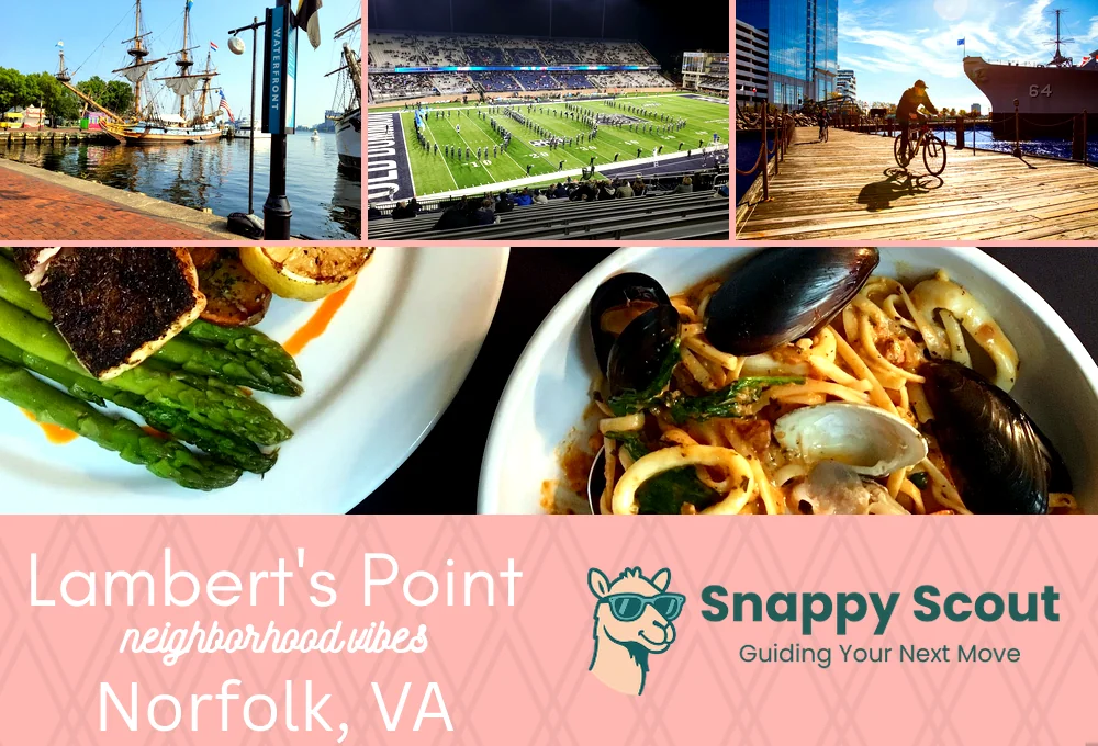 Lambert's Point neighborhood photo collage