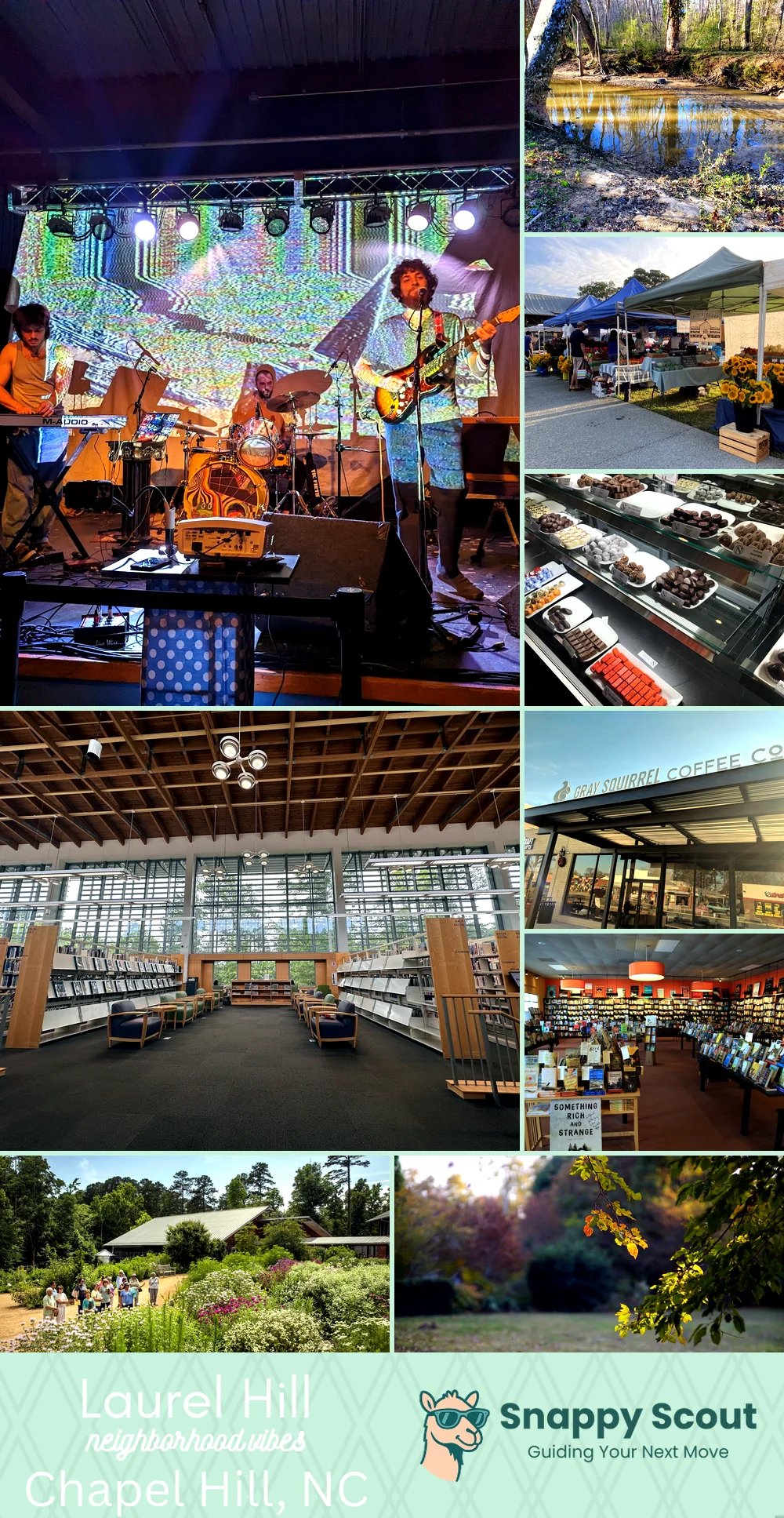 Laurel Hill neighborhood photo collage