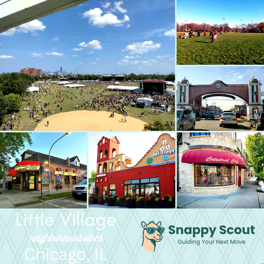 Little Village neighborhood photo collage