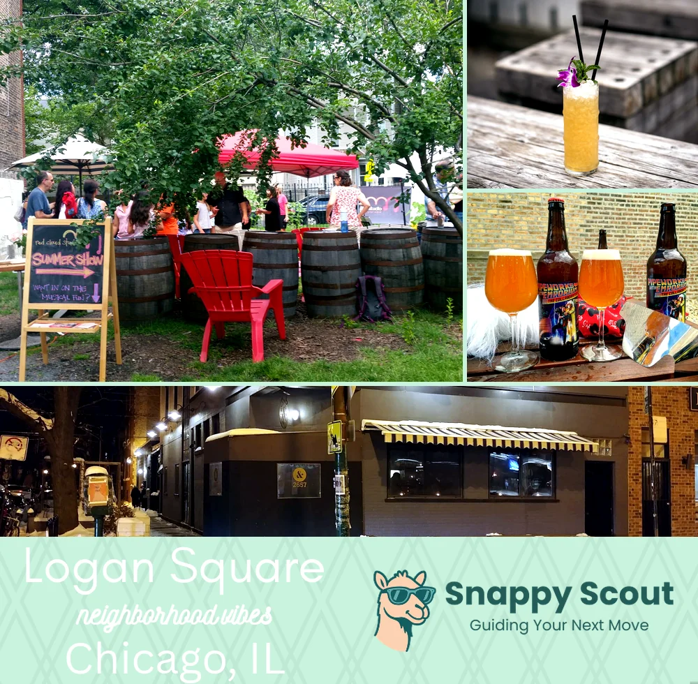 Logan Square neighborhood photo collage