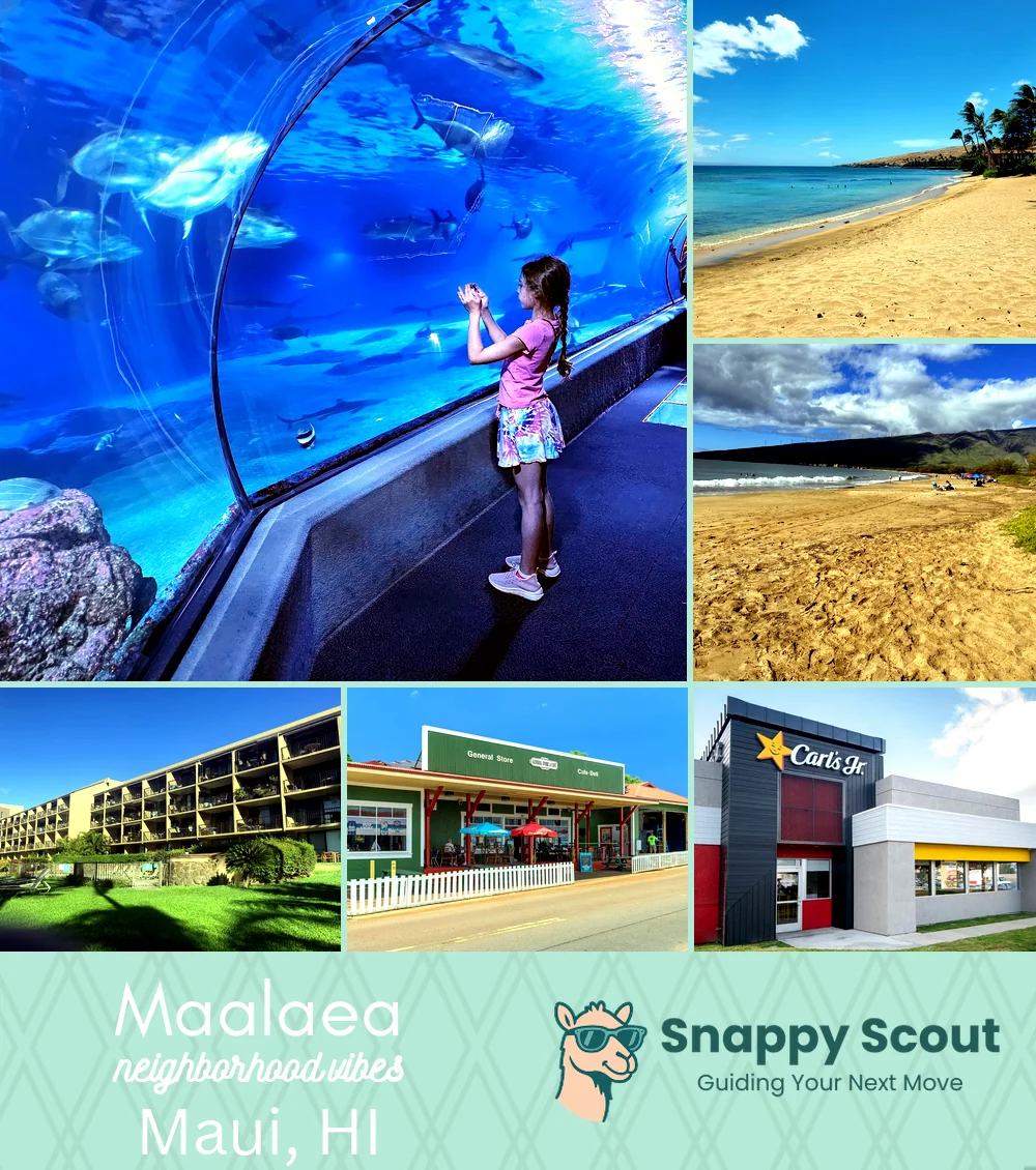 Maalaea neighborhood photo collage