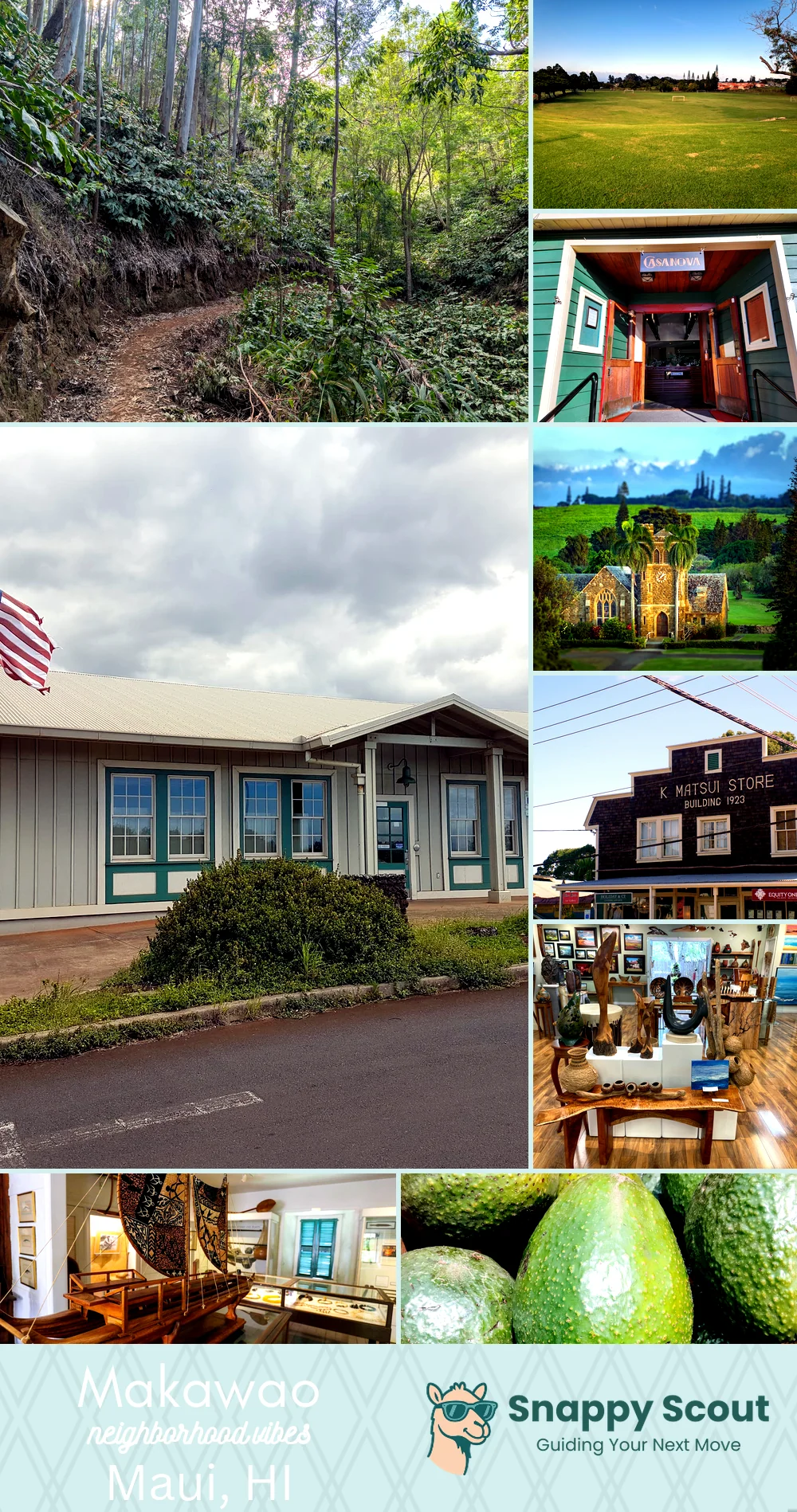 Makawao neighborhood photo collage