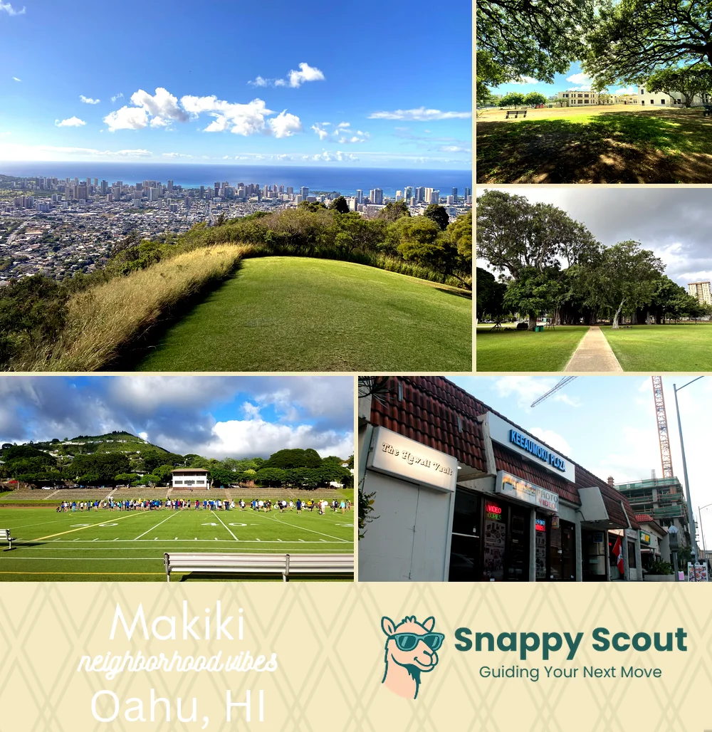 Makiki neighborhood photo collage